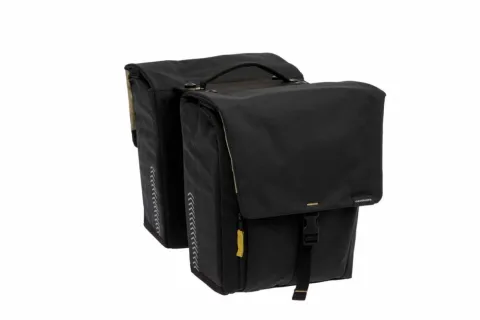 New Looxs Doppelpacktasche Tulum MIK Black Black - geräumige, alltagstaugliche Fahrradtasche