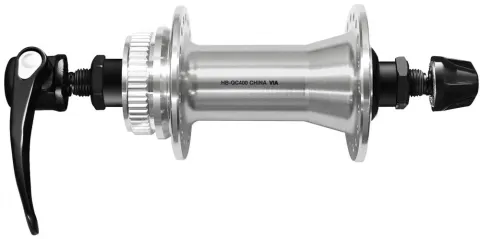 SHIMANO Vorderradnabe HB-QC400 100 Vorderradnabe - 100 mm, silber