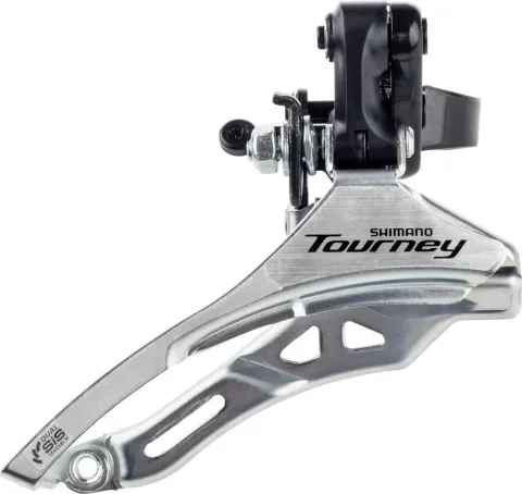 SHIMANO Umwerfer TOURNEY FD-TY300 3-fach MTB/Trekking Schelle hoch Top-Pull - zuverlässige…