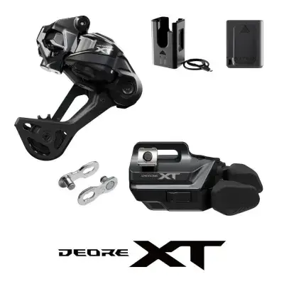 SHIMANO Schaltungs-Upgrade-Kit DEORE XT Di2 M8250 L - moderne elektronische Schalt-Performance
