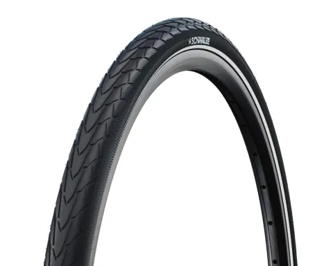 Schwalbe Marathon Racer Drahtreifen 40-355 (18x1.50) Schwarz/Reflex - Leichter Tourenreifen mit…