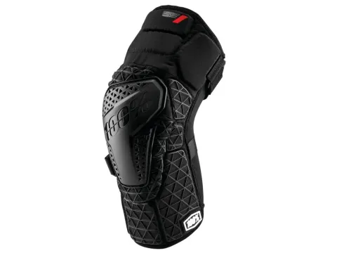 100% Surpass knee guards S black - maximaler Knieprotektor für harte Einsätze