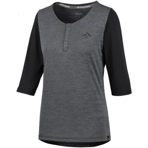 IXS Sports Division iXS Carve X Women Henley 40 graphite/black - atmungsaktives Trail-Jersey