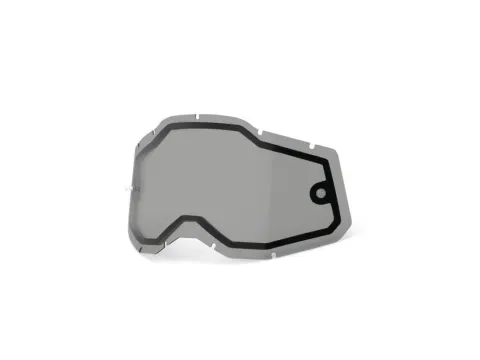 100% Gen 2 Replacement lens dual pane unis smoke - klare Sicht für MX- und MTB-Brillen