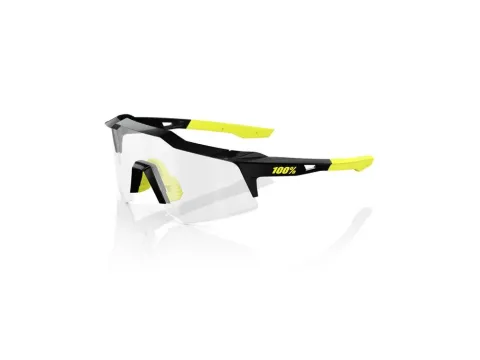 100% Speedcraft XS - Photochromic Lens unis gloss black - leistungsstarke Sportbrille mit…