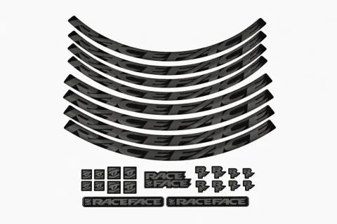 Race Face Next R31 Laufrad Decal Set, 29", schwarz - individuelles Wheel-Design