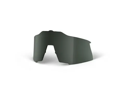 100% Speedcraft - Smoke Replacement Lens unis Grey Green - hochwertiges Ersatzglas für klare Sicht