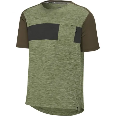 IXS Sports Division iXS Flow X Kids Short Sleeve Jersey KM Olive-Dark Olive - atmungsaktives…
