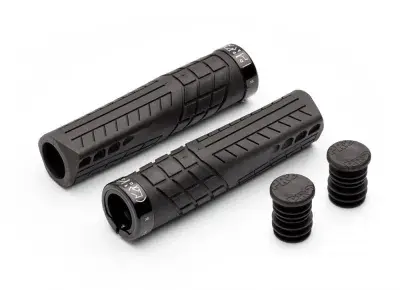 PRO Lenkergriff HeroDirt Team, 30mm x 132 Schwarz - ergonomischer Race-Grip mit Top-Kontrolle