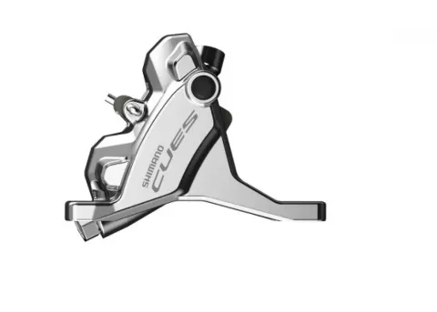 SHIMANO Bremssattel CUES BR-U6030 VR, silver, Postmount silver - kraftvolle, gut dosierbare…