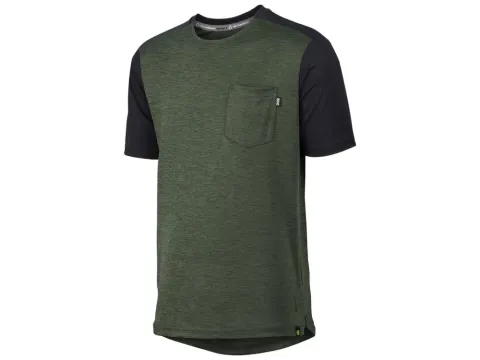 IXS Sports Division iXS Flow X Short Sleeve Jersey M Olive/Black - atmungsaktives Trail-Trikot