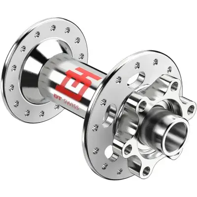 DT Swiss 240 Classic MTB Vorderradnabe 32 Loch Boost Silber - Premium Frontnabe mit 110x15mm -…