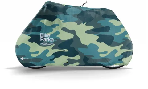 BikeParka Fahrradabdeckung STASH Camo Camo - wetterfester Rundumschutz