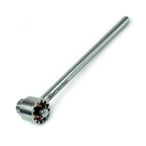 Abbey Tools Kassettenabzieher 9 Tooth Crombie 254 x 34 mm Silber - Profi-Tool für Shimano…