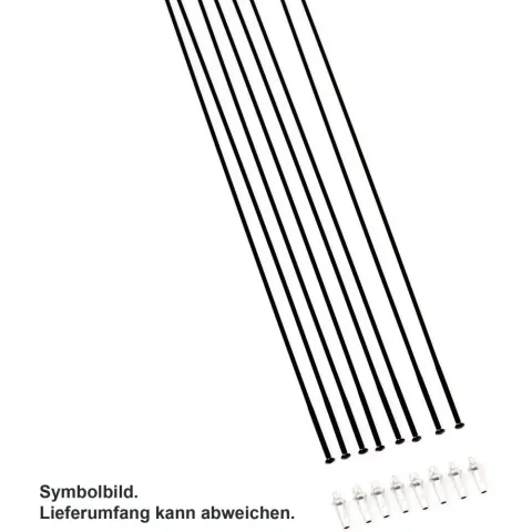 DT Swiss Speichenkit für EXC 1200 Classic 27 - 5 Zoll Schwarz - präzise Laufrad-Performance -…
