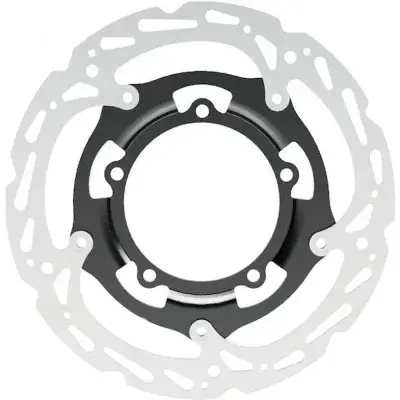 TEKTRO Bremsscheibe TR-47 5-Loch 47 Stainless/schwarz - präzise Bremsleistung in moderner Ausführung