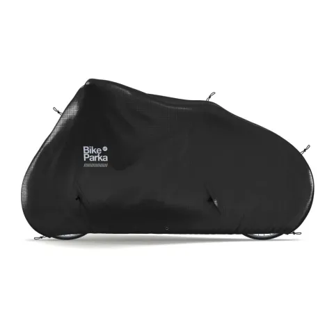 BikeParka Fahrradabdeckung LONGTAIL Ink Black Black - zuverlässiger Wetterschutz