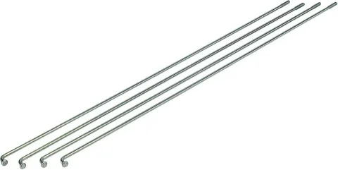 Exal SPEICHE 2MM, GLATT, SILB, 262MM, 100ST - robuste 2 mm Speichen in 262 mm Länge