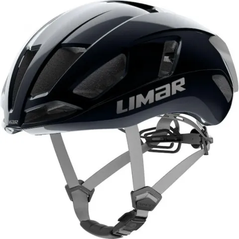 Limar Air Atlas W&B Midnight Black Silver S Schwarz/Silber - aerodynamischer Rennradhelm