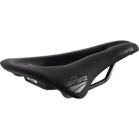 Selle San Marco Sattel Shortfit 130 Dynamic 130 x 255 mm Schwarz - maximaler Langstreckenkomfort