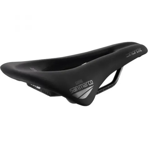 Selle San Marco Sattel Shortfit 130 Racing 130 x 255 mm Schwarz - maximaler Road-Performance-Komfort