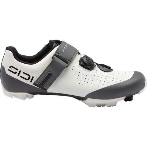 Sidi MTB PHYSIS ice white/anthracite 40 Weiß/Anthrazit - steifer Carbon-MTB-Schuh mit Top-Passform