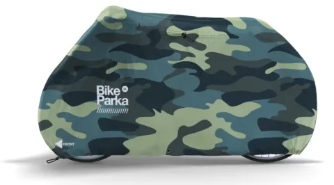 BikeParka Fahrradabdeckung XL Camo - robuste XL Fahrradgarage für optimalen Wetterschutz