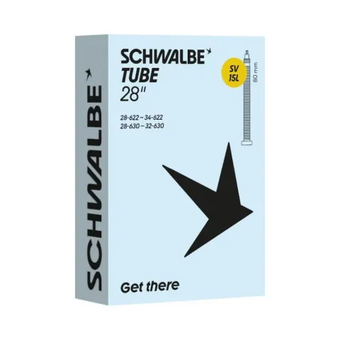 Schwalbe Schlauch Nr. 15L 28 Zoll - SV 80 mm