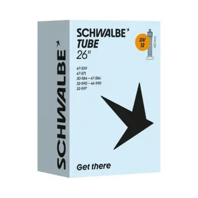 Schwalbe Schlauch Nr. 12 26 Zoll - DV 40 mm, 30/47-559/597