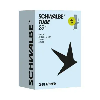Schwalbe Schlauch AV17 28/47-622/635 28 Zoll mit Auto-Ventil 40 mm - pannensicher & zuverlässig