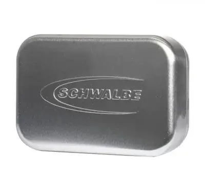 Schwalbe BIKE SOAP Alu-Box 3-teilig - kompakte Pflegebox für unterwegs