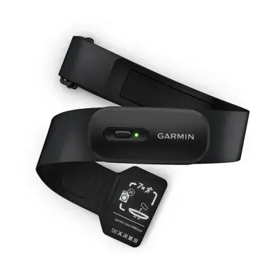 Garmin HRM 200 Herzfrequenz-Brustgurt M-XL - ANT+ und Bluetooth Pulsmesser für präzise…