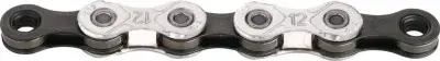 KMC, Kette, X12 Silver/Black, 126 Glieder, WE-Verpackung, VE 25 Stück, 12-fach, 1 Workshop Box + 25…