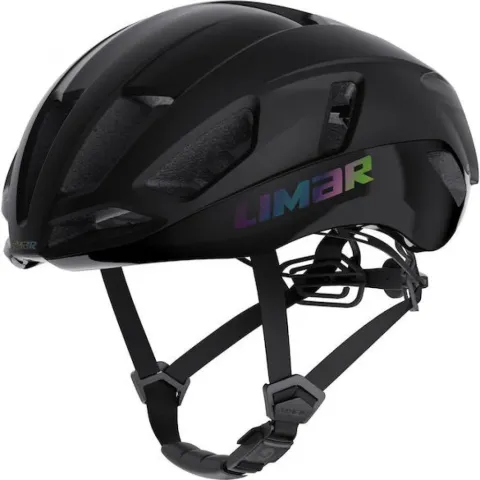 Limar Air Atlas Iridescent Matt Black S Schwarz - aerodynamischer Rennradhelm mit Top-Belüftung