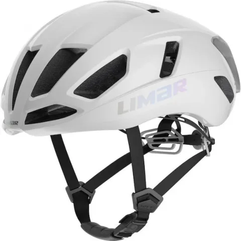Limar Air Atlas Iridescent Matt White S Weiß - aerodynamischer Performance-Radhelm