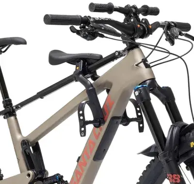 Kids Ride Shotgun Pro 2.0 MTB Front Kindersitz/Lenker Combo Set Schwarz Modell 2026