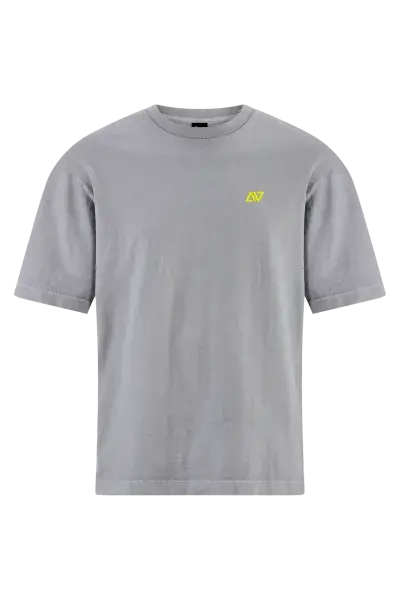 Acid Organic Boxed Motion Freizeit T-Shirt washed grau 2027 - Größe: XS (42/44)