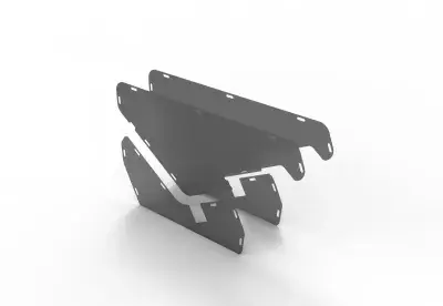 Cube Seitenschutz für Longtail schwarz