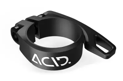 Acid Fahrrad Sattelklemme mit integriertem Tool schwarz - Größe: 40.0 mm