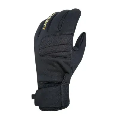 Chiba Winter-Vollfingerhandschuh Classic Schwarz mit Klettverschluss - unisex, winddicht &…