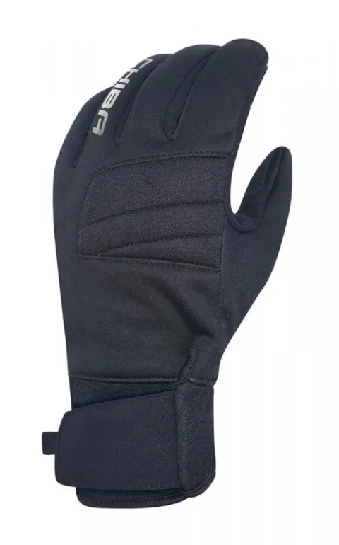 Chiba Classic Winter Vollfingerhandschuh Schwarz Gr. M - unisex, winddicht, Thinsulate-Futter,…