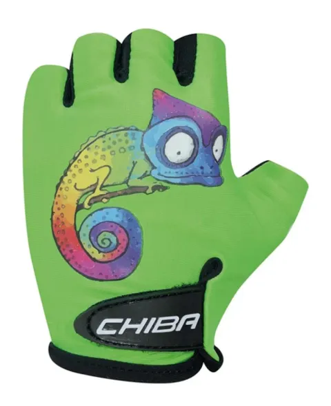CHIBA Cool Kids - Kinder Radhandschuhe, Größe M, Farbe Chameleon, leicht & griffig
