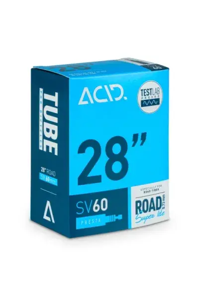 Acid 28'' Road Rennrad Fahrrad Schlauch 28/32-622/630 Super Lite SV 60mm