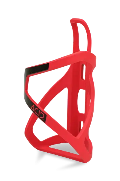 Acid HPP Fahrrad Flaschenhalter links matt rot
