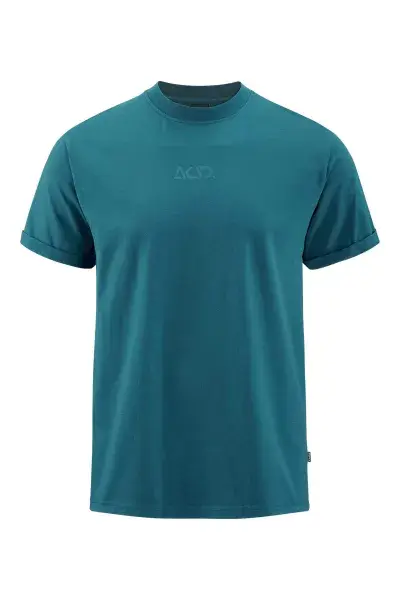 Cube Organic Classic Freizeit T-Shirt blau 2027 - Größe: S