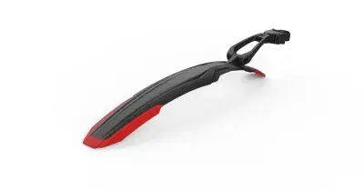 Acid Vane Pro 27.5'' Fahrrad Schutzblech hinten schwarz/rot