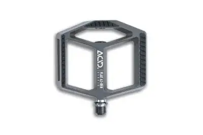 Acid Flat A32 Rubber Fahrrad Pedale grau