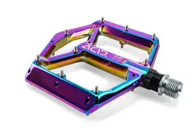 Acid Flat A50 Fahrrad Pedale oil slick