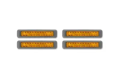 Acid Pedalreflektor Set Classic orange