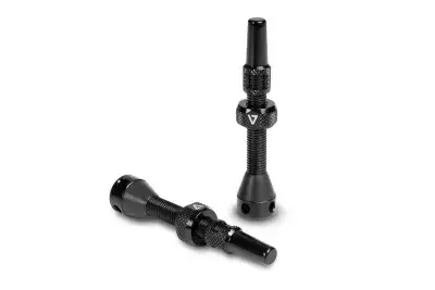 Acid Tubeless Ventil Set schwarz - Größe: 60 mm